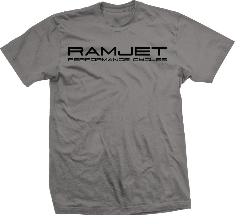 RAMJET STACKED LOGO T-SHIRT GREY