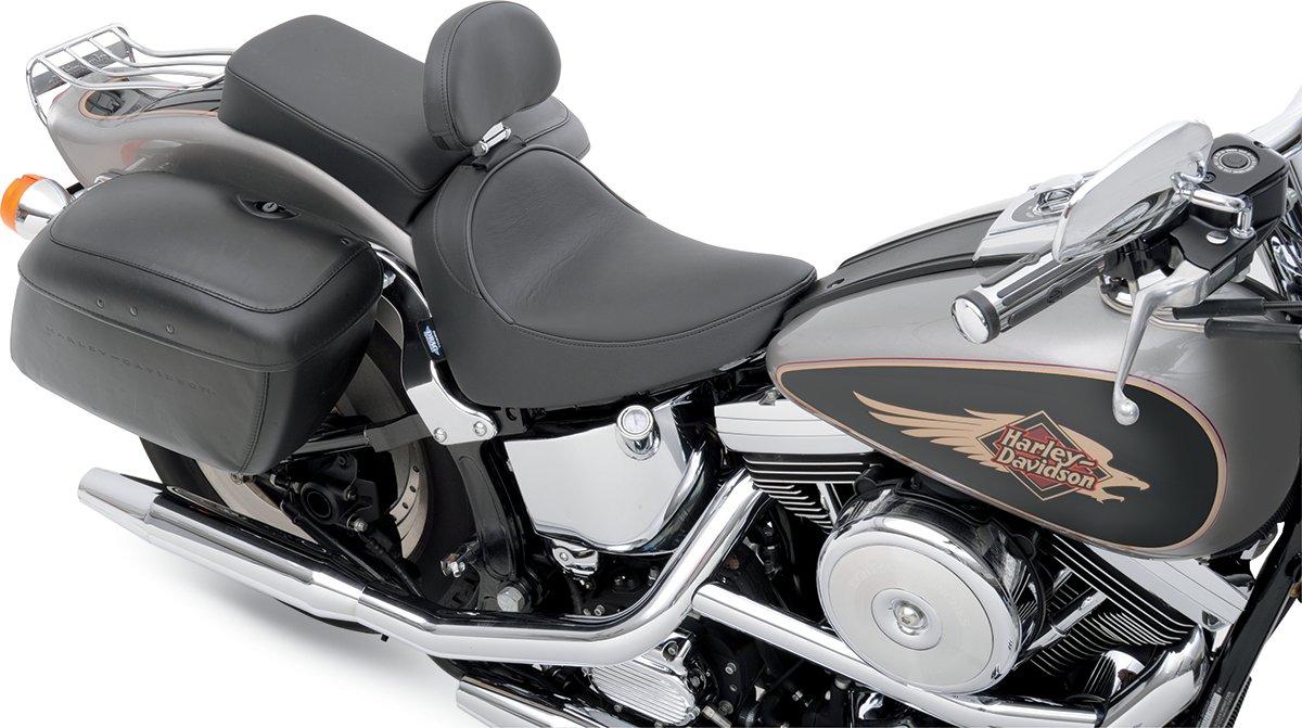 Solo Seat - Smooth - Driver Backrest - FXST/FLST '84-'99