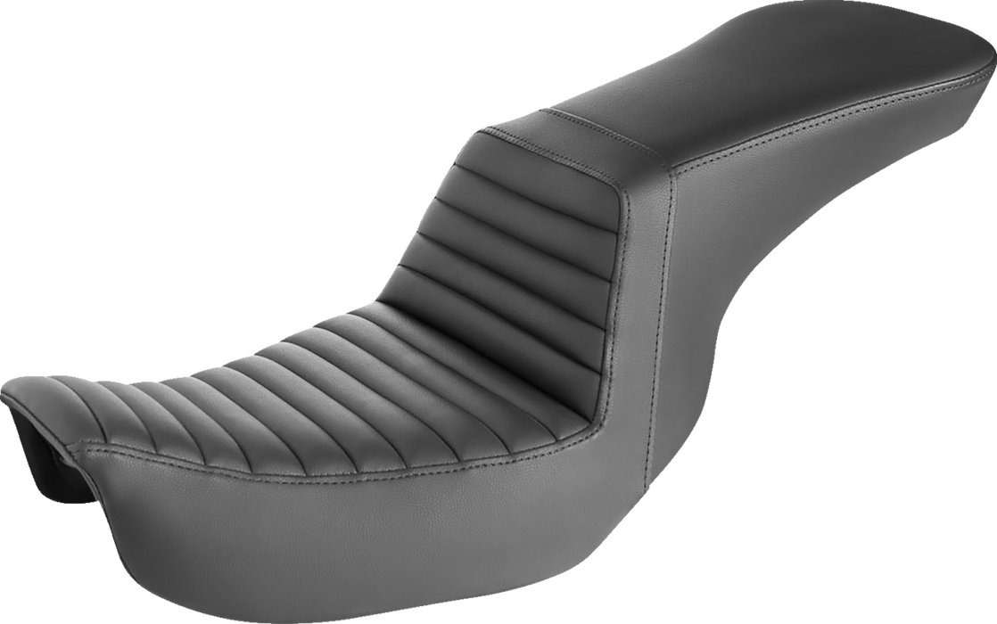 Step-Up Seat - Front Tuck-n-Roll - Black - Dyna
