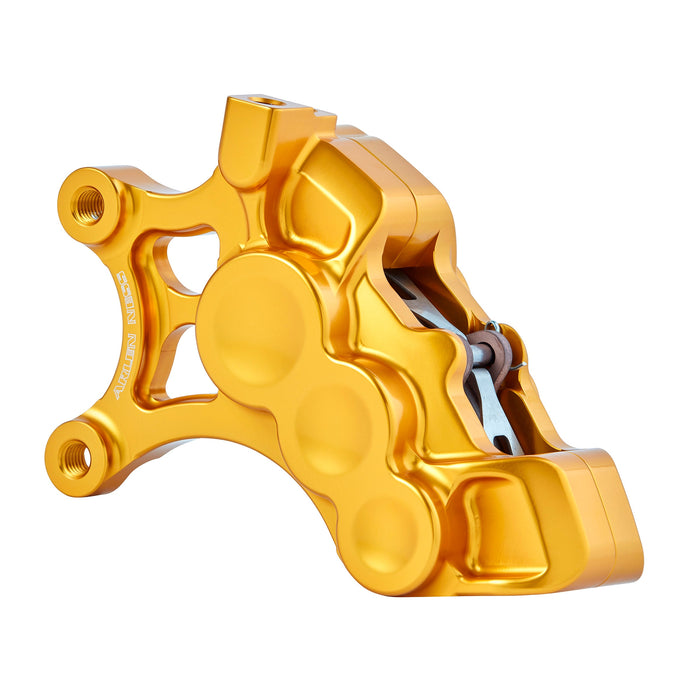 6-Piston Differential Bore Brake Calipers, 14" Gold