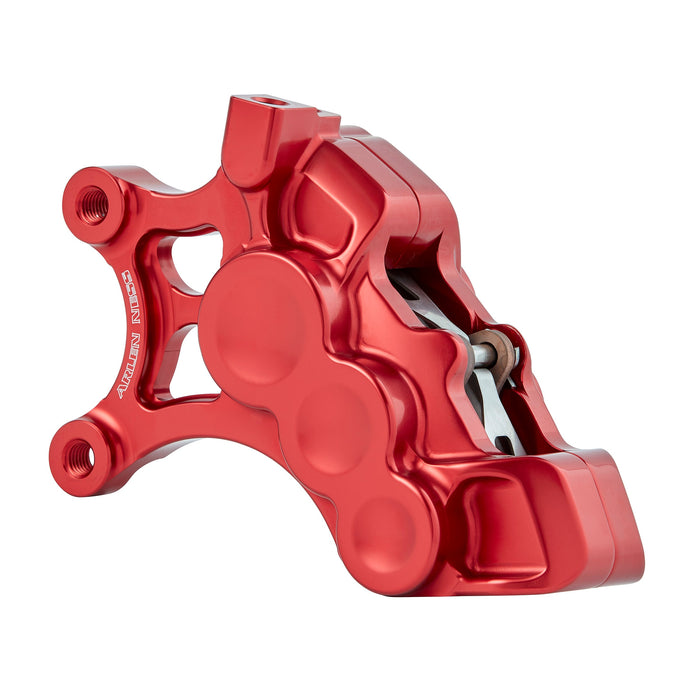6-Piston Differential Bore Brake Calipers, 14" Red