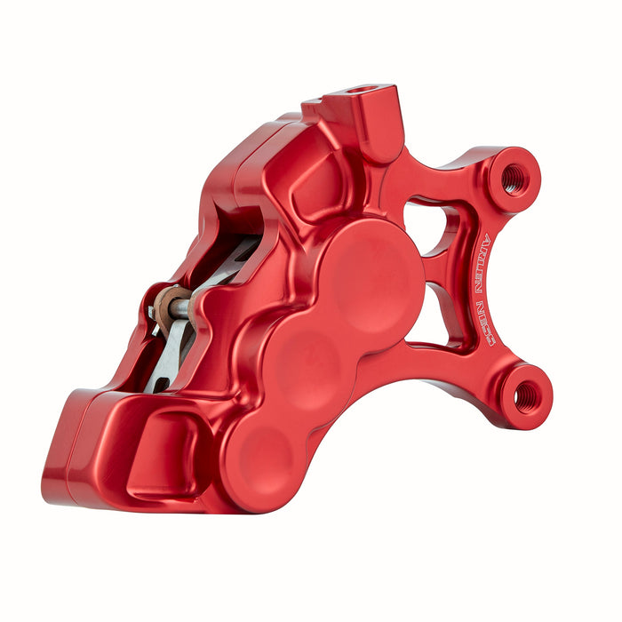 6-Piston Differential Bore Brake Calipers, 14" Red