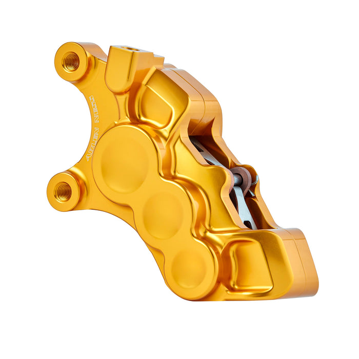6-Piston Differential Bore Brake Calipers, 11.8" Gold