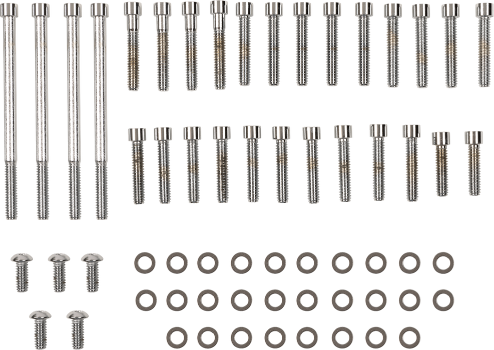 Bolt Kit - Primary Side Cover/Cam Cover - Knurled - '67-'70 Sportster