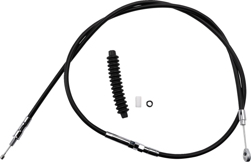 High-Efficiency Black Vinyl Clutch Cable - 66-5/8"