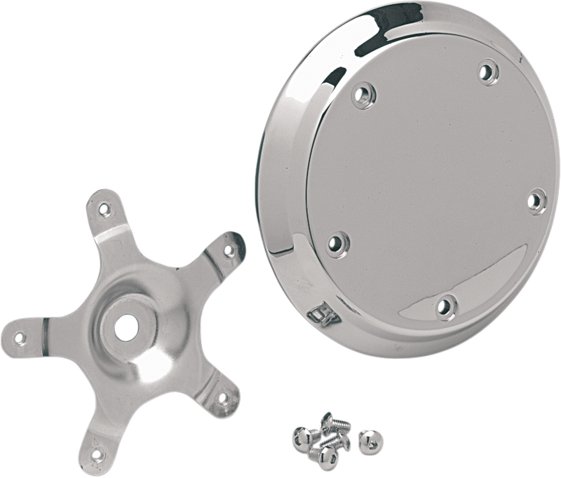 Five-Bolt Domed Air Cleaner Insert - Chrome