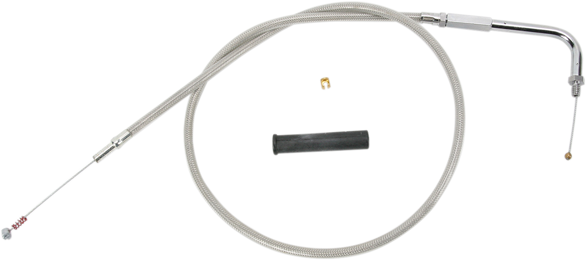 Stainless Braided Idle Cable - 28-3/4"