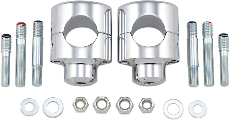 Big Buffalo Handlebar Risers - 1-1/2" - Chrome