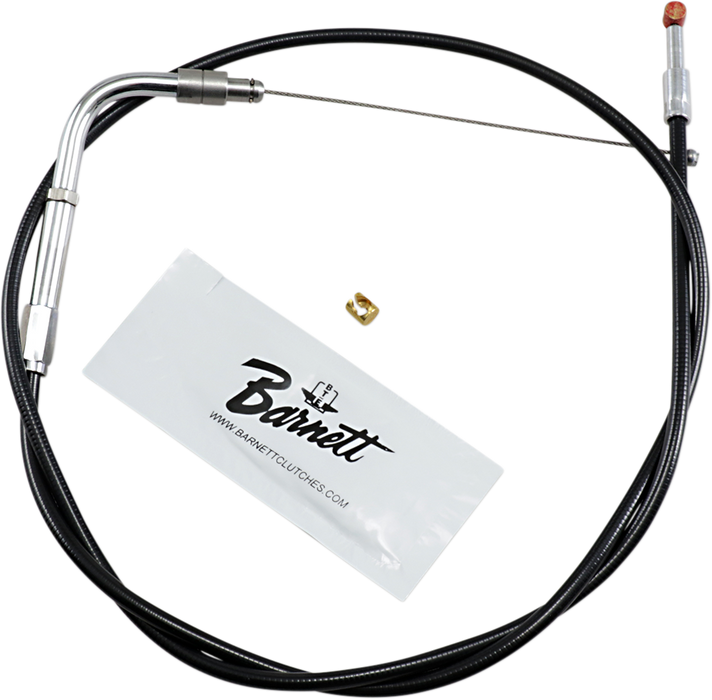 Black Vinyl Throttle Cable - +3" Size - 34" Length
