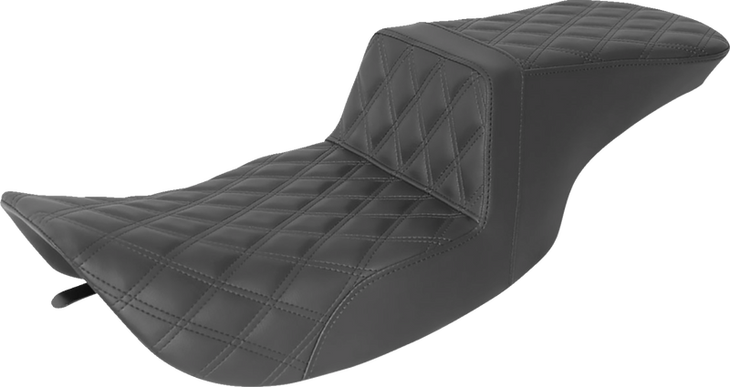 Tour Step-Up Seat - Full Lattice Stitch - Black - FL '97-'07