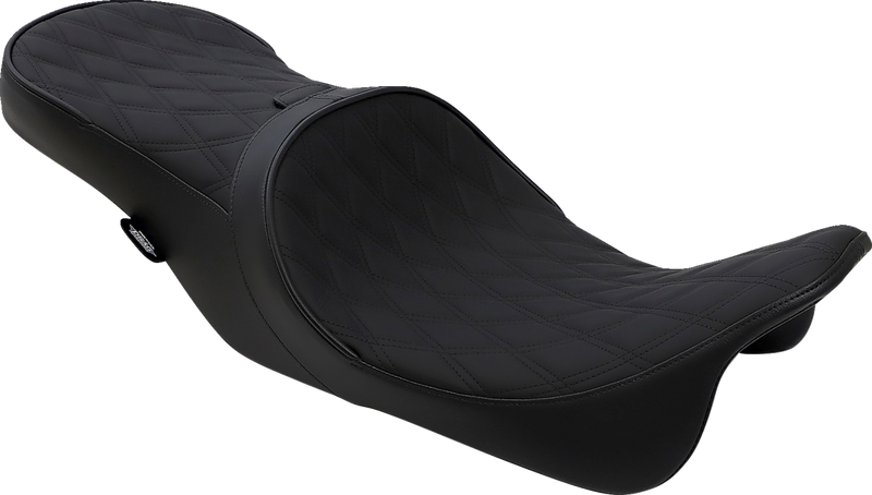 Low Touring Seat - Double Diamond - Driver's Backrest - FL '08-'23