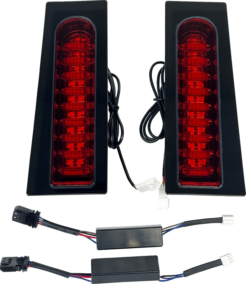 ProBEAMÂ® Auxiliary FillerzÂ® - Run/Brake/Turn - Red Lens - Gloss Black