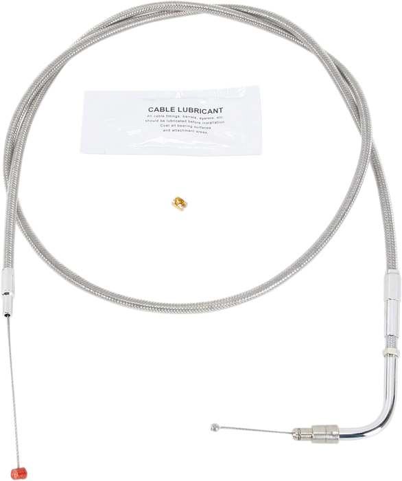 Stainless Steel Throttle Cable - '96-'01 Touring