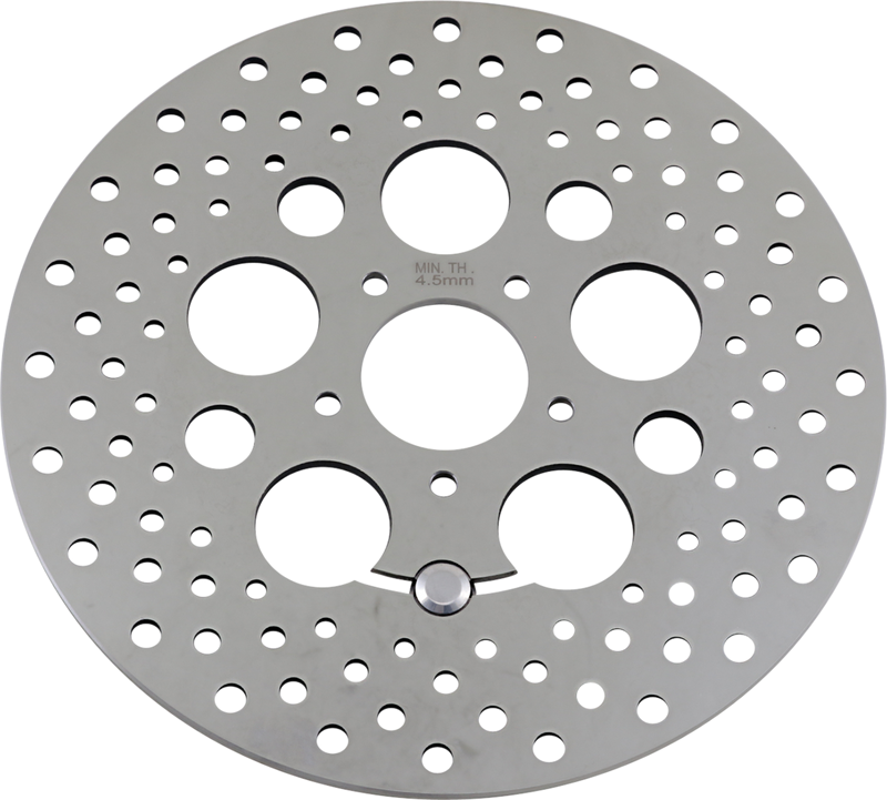 Drilled Brake Rotor - Front - 11.8" - Touring/Trike
