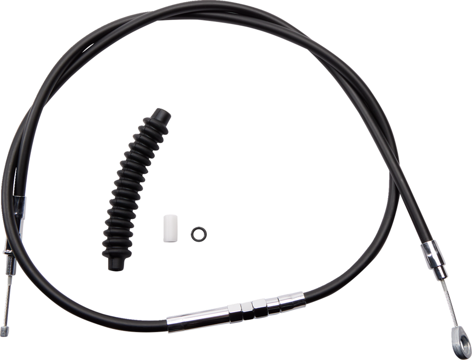 High-Efficiency Black Vinyl Clutch Cable - 57-1/4"