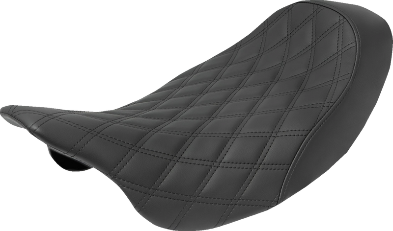 Renegade Solo Seat - Black - Lattice Stitched - FL '08-'24