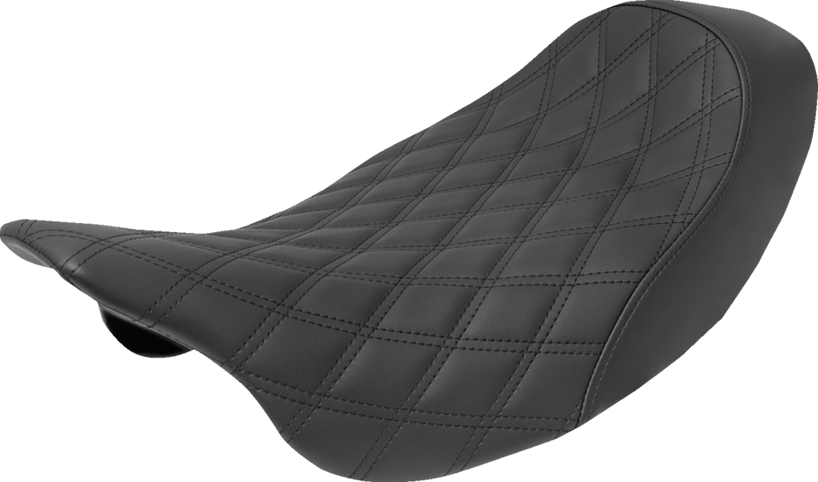 Renegade Solo Seat - Black - Lattice Stitched - FL '08-'24