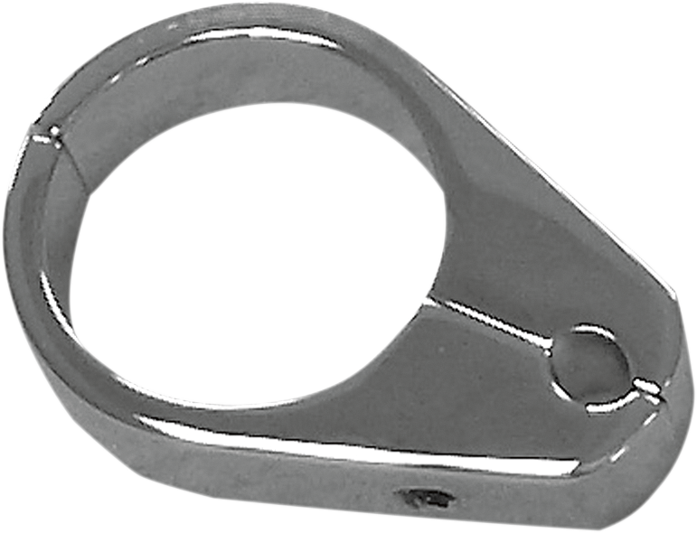 Cable Clamp - Single Throttle/Idle - 1-1/4" - Chrome
