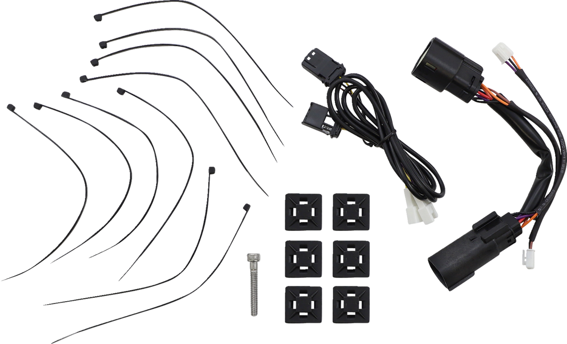 LED Saddlebag Light - Smoke - Chrome