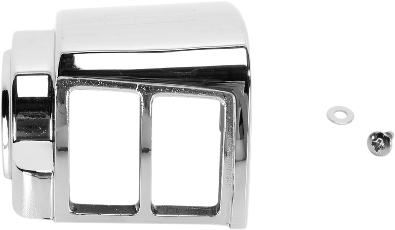 Handlebar Switch Housing Kit - Left - Upper - Chrome