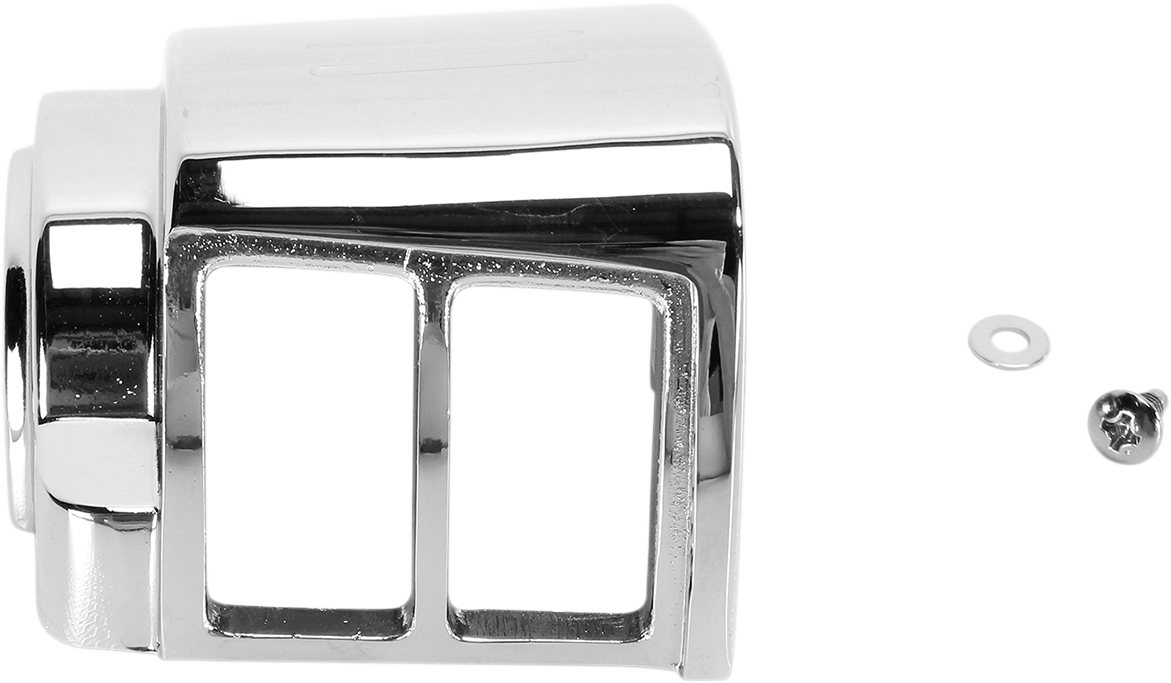 Handlebar Switch Housing Kit - Left - Upper - Chrome