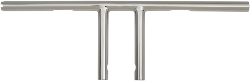 1" T-Bar - Dimpled - Straight - 6" - Chrome