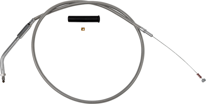 Stainless Braided Idle Cable - 36-1/2"