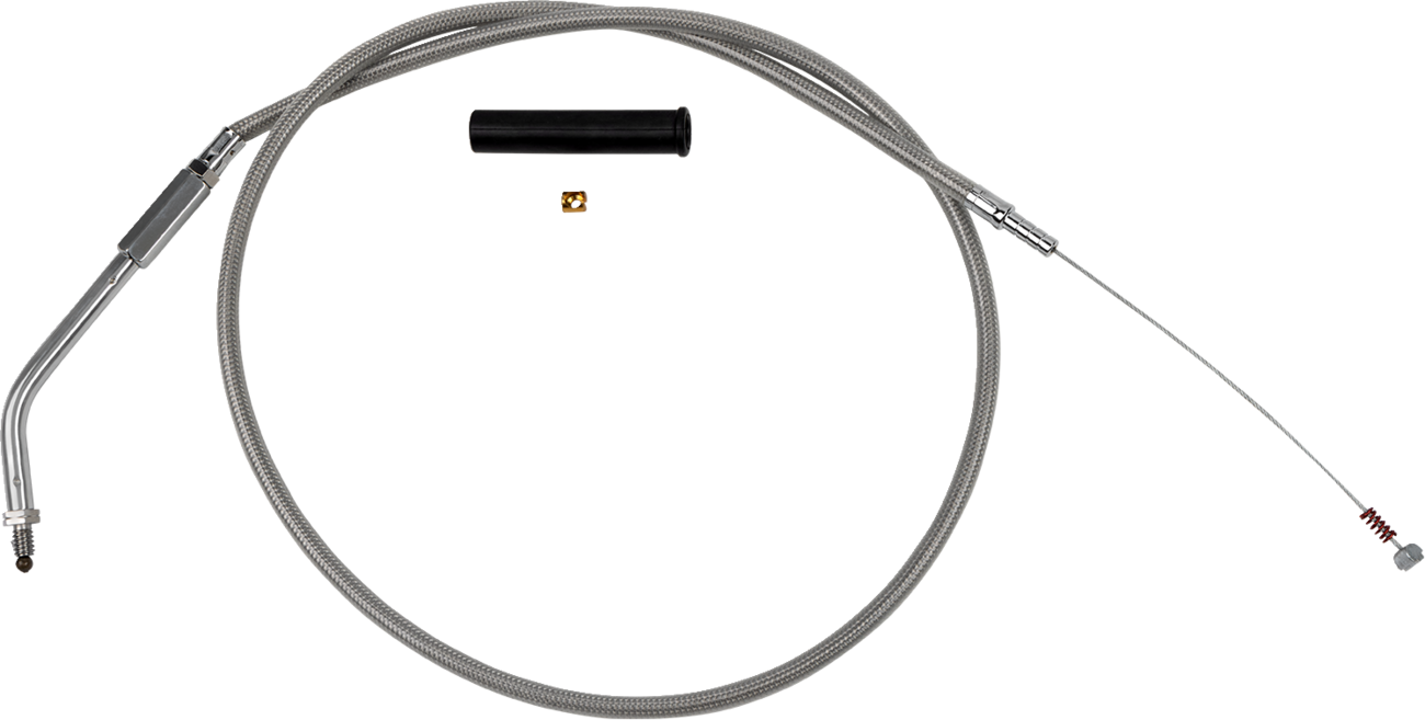 Stainless Braided Idle Cable - 36-1/2"