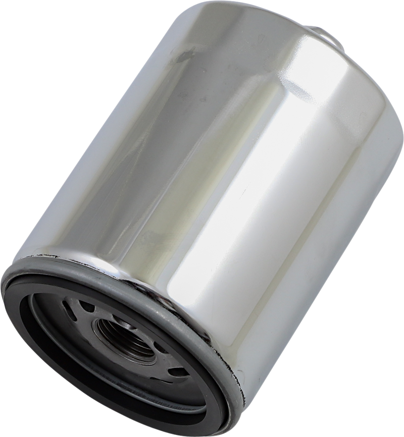 Oil Filter with Nut - Chrome - M8
