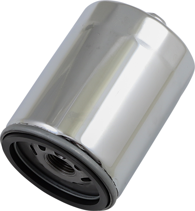 Oil Filter with Nut - Chrome - M8