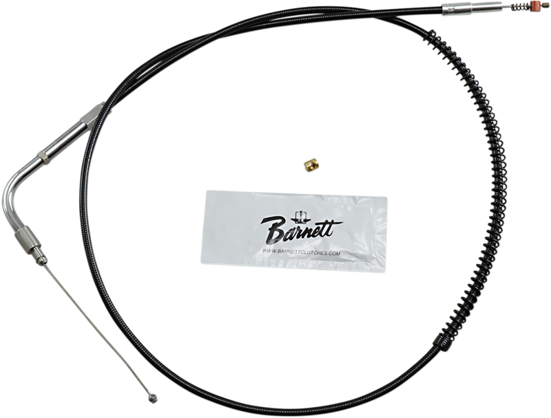 Black Vinyl Idle Cable - +6" Size - 36-1/2" Length
