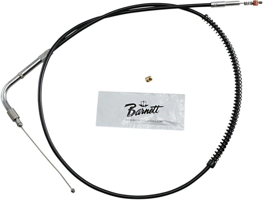 Black Vinyl Idle Cable - +6" Size - 36-1/2" Length