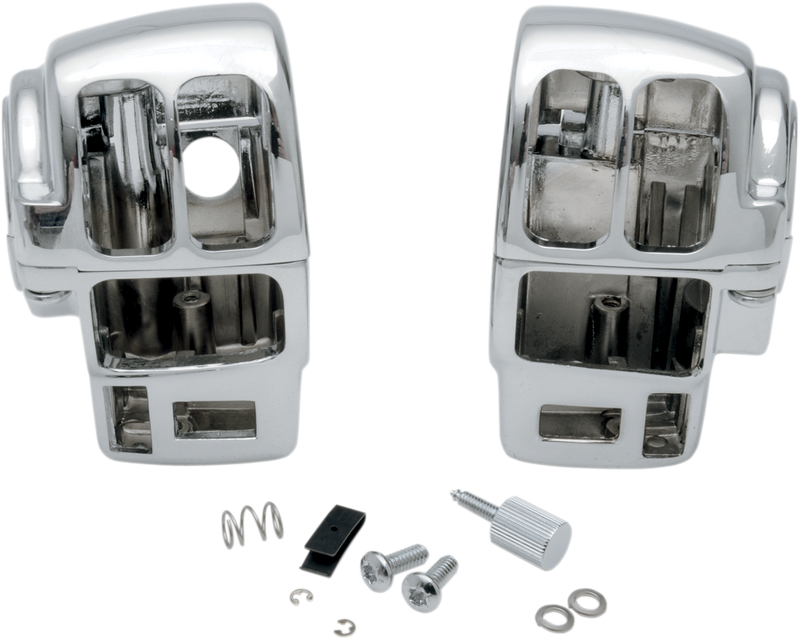 Handlebar Switch Housing Kit - Radio/Cruise - Chrome