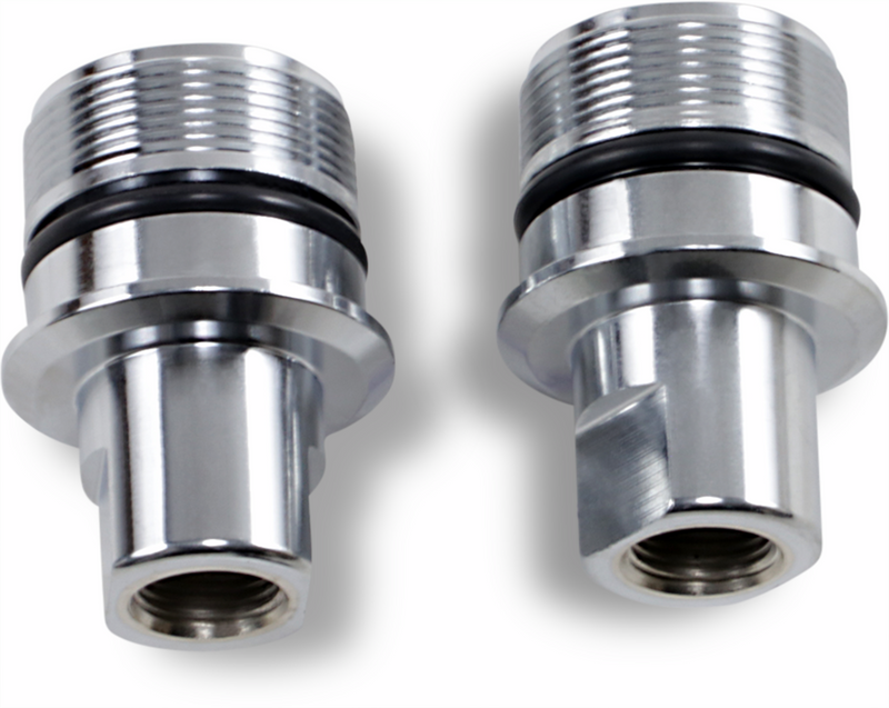 Fork Tube Plug - Lower - Chrome