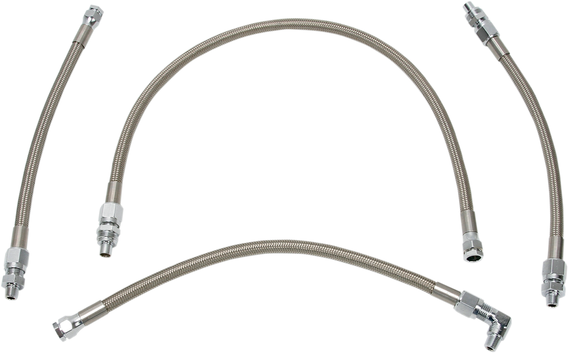 Oil Line Kit - Stainless Steel - Softail