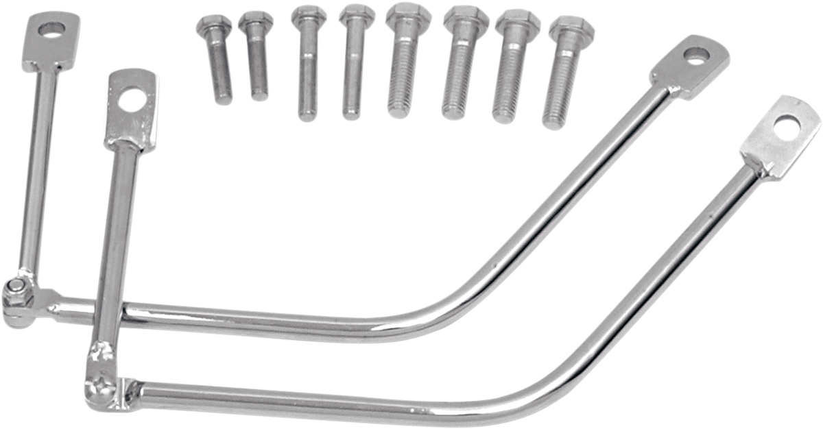 Metric Saddlebag Support - Chrome