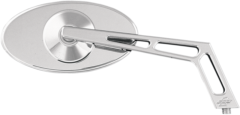 Mirror - Weekend Warrior - Side View - Cut-Out - Oval - Chrome - Right