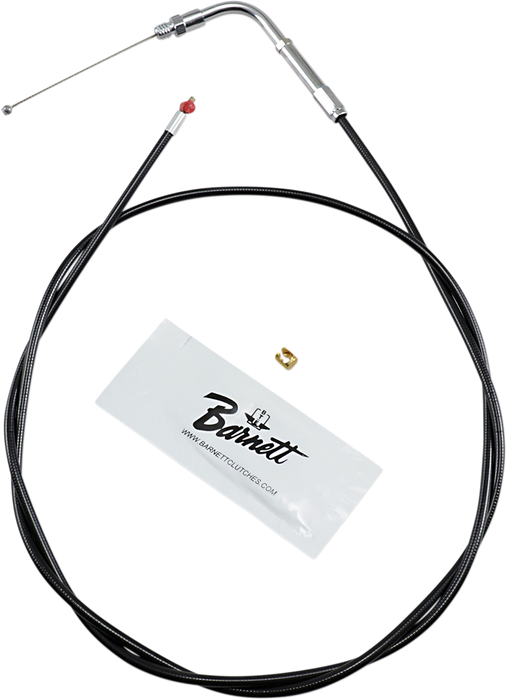 Black Vinyl Throttle Cable - +6" Size - 50" Length