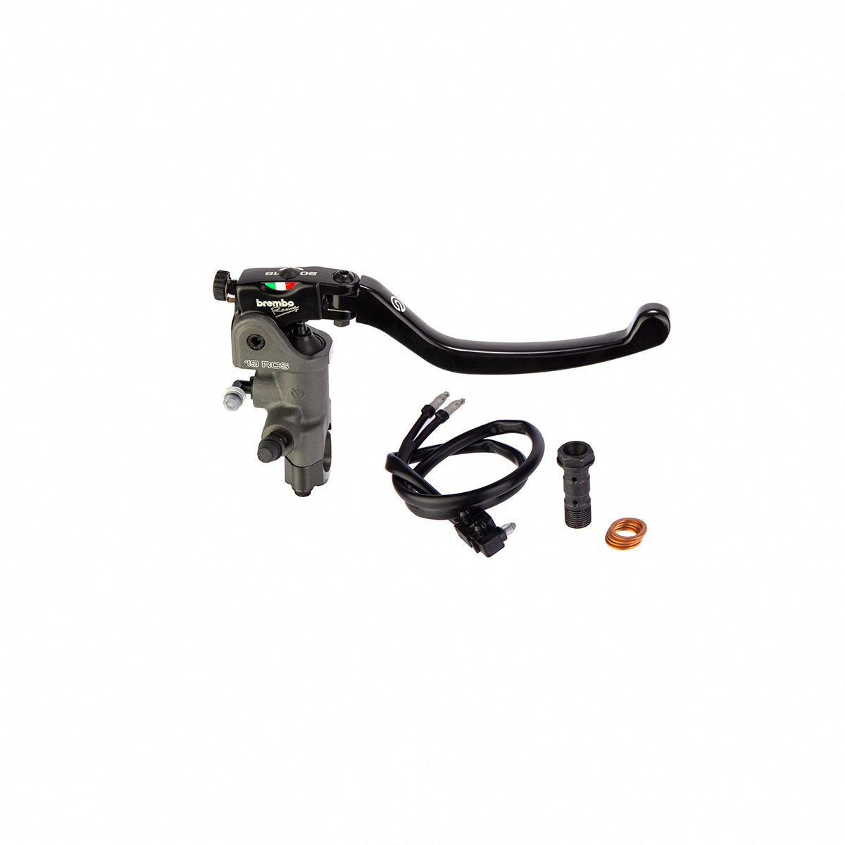 Brembo RCS19 Front brake master cylinder lever combo — Ramjet Racing