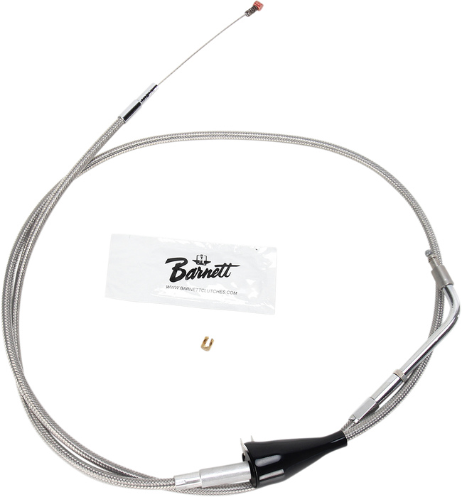 Stainless Steel Idle Cable - +6" - '02-'07 Touring