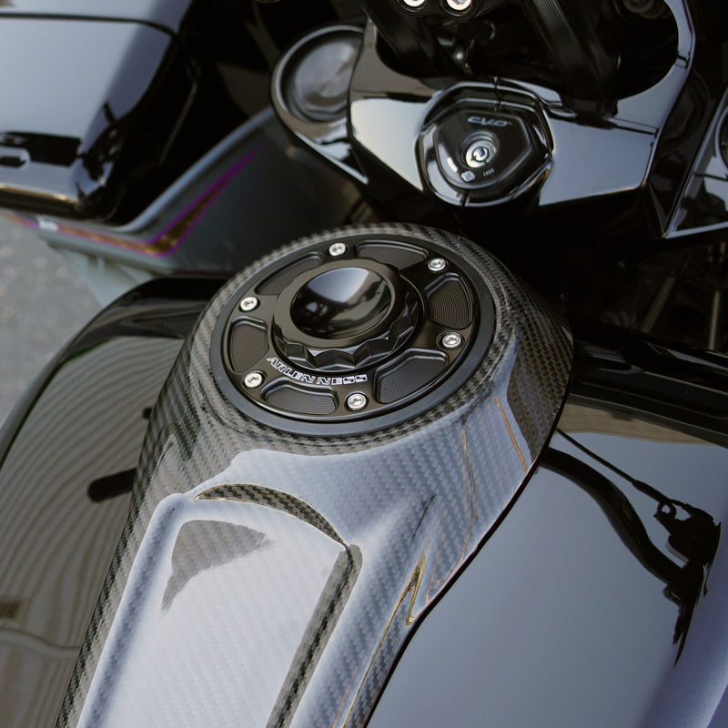 12-Point Gas Caps for 2024-up Touring, Black