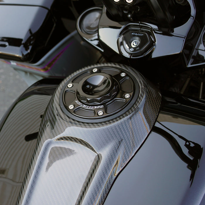 12-Point Gas Caps for 2024-up Touring, Black