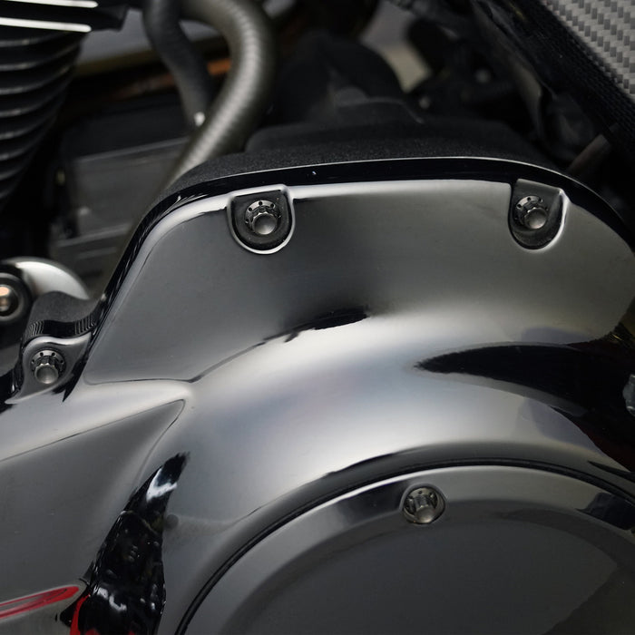 Primary Cover Titanium 12-Point Bolt Kits, Black