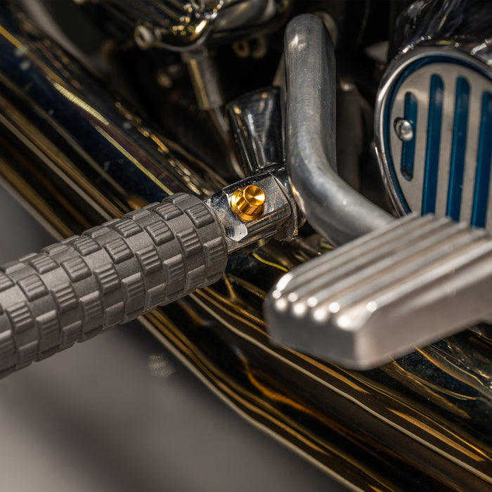 Titanium 12-Point Footpeg Bolt Kits, Gold