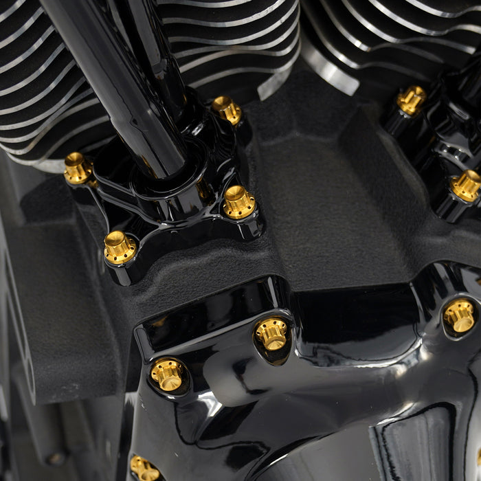 Lifter Block Titanium 12-Point Bolt Kits, Gold