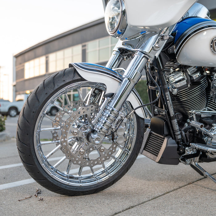 Method® "No Flex" Fork Legs, Chrome