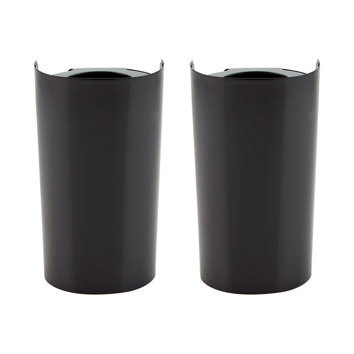 Smooth Steel Fork Boots For Fat Tire, Black