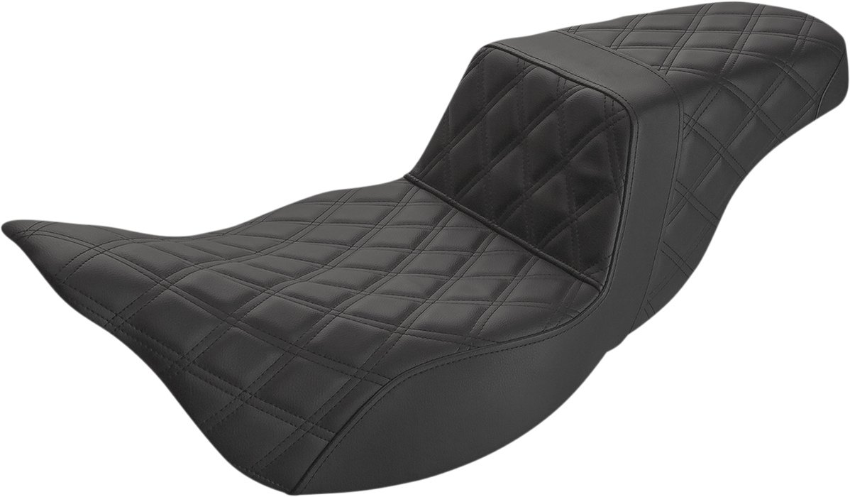Step-Up Seat - Extended Reach - Full Lattice Stitch - Black - FL '08-'24