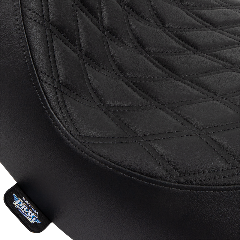 Solo Seat - Double Diamond - Black Stitching - FL/FX '18-'23