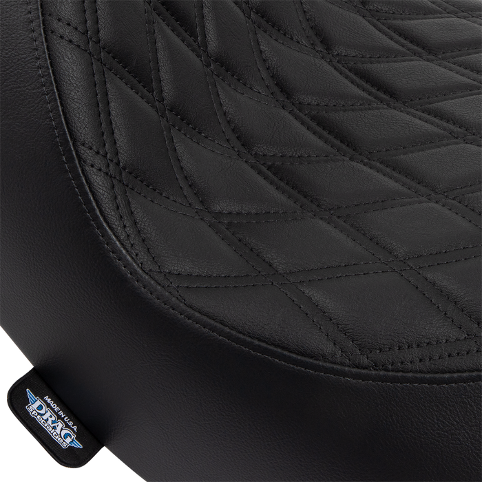 Solo Seat - Double Diamond - Black Stitching - FL/FX '18-'23